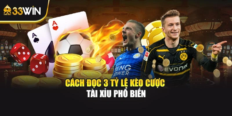 Cách đọc 3 tỷ lệ kèo cược tài xỉu phổ biến